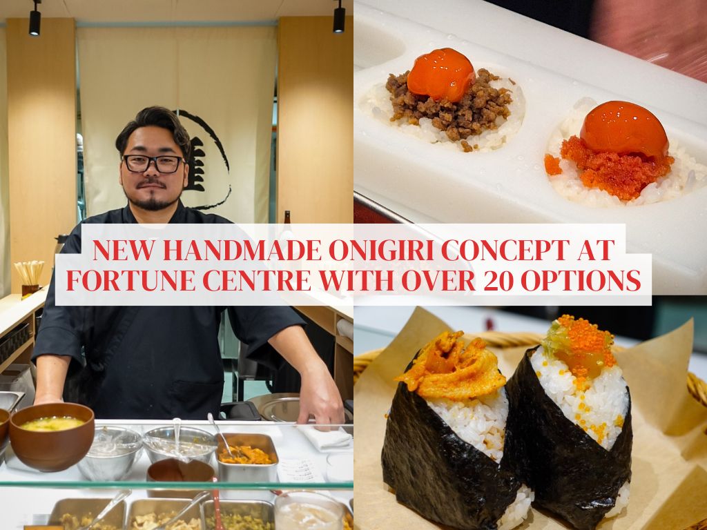 Onigiri Gon: New dine-in onigiri shop at Fortune Centre with over 20 filling choices