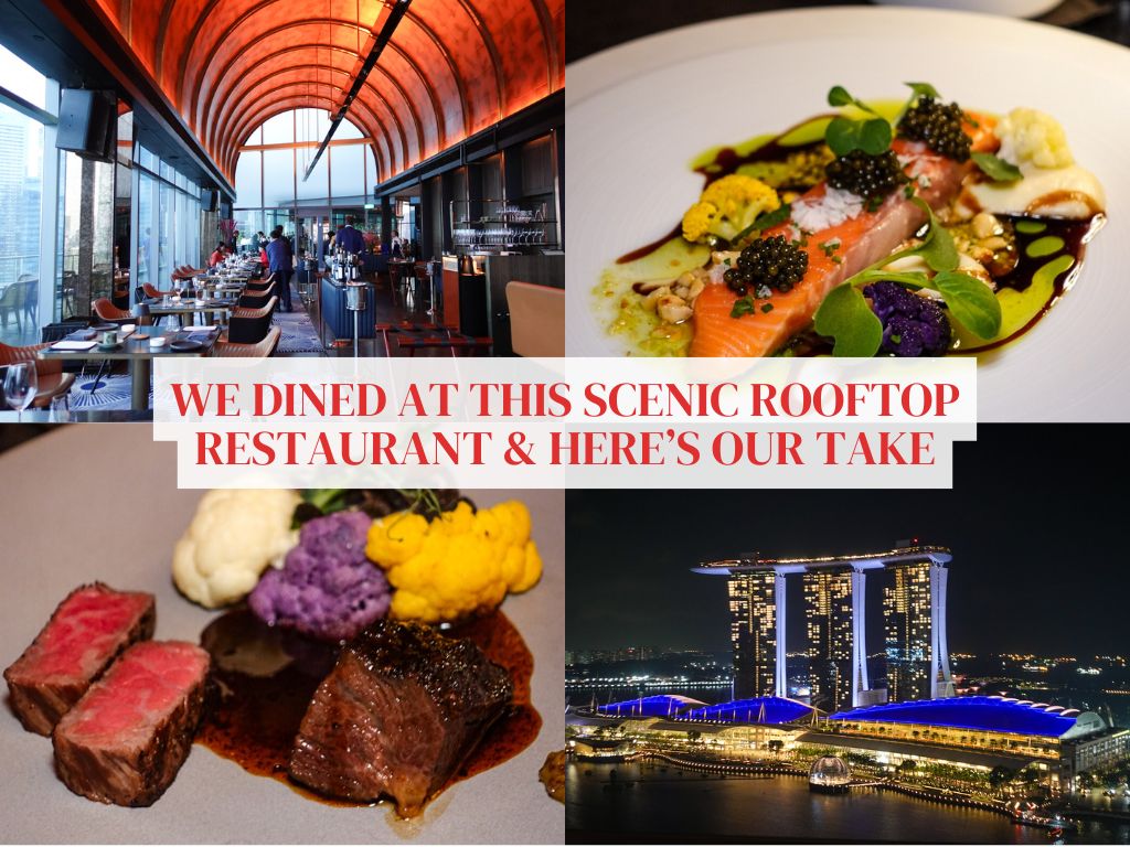 We visited one of Singapore’s best rooftop restaurants Vue Bar & Grill, and this is how it went