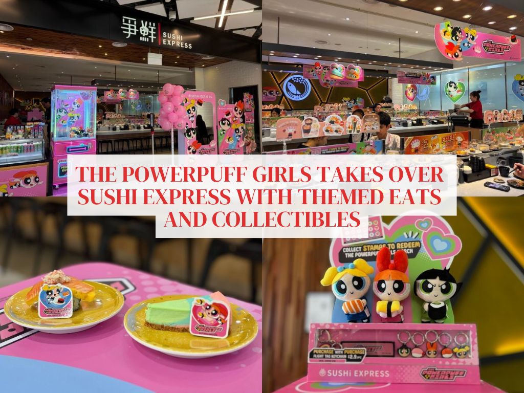 The Powerpuff Girls takes over Sushi Express with themed eats and collectibles