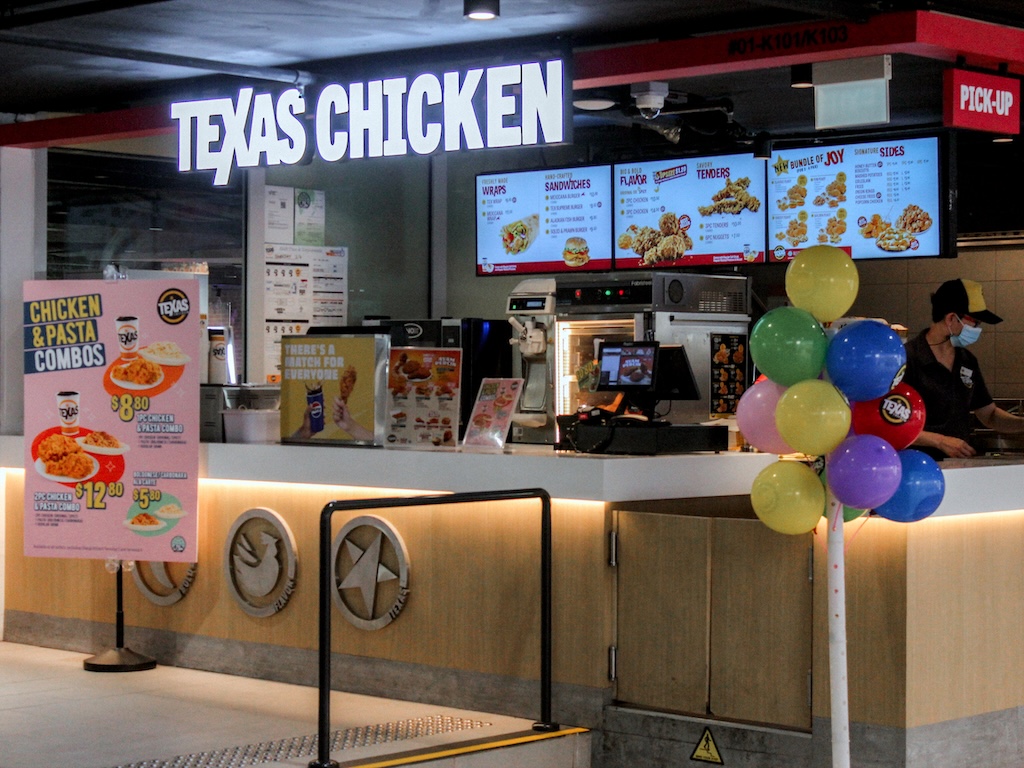 It’s available at all outlets and on delivery platforms. Photo: Angeline Ang/HungryGoWhere texas chicken chef bob ayam percik