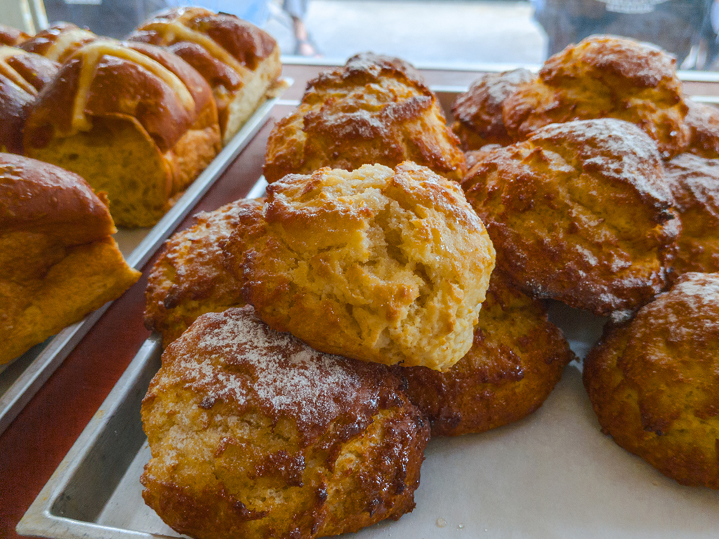 The maple malted scone is crumbly on the outside, fluffy inside, and just sweet enough. Photo: Gary Lim/HungryGoWhere Touchwood Breakfast Bar