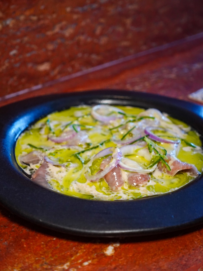 Yellowtail amberjack crudo. Photo: Sarah Chua/HungryGoWhere Bar Somma Carbonara