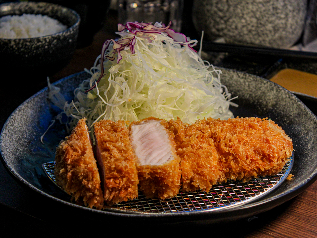 The classic rosu (pork loin) was our pick of the two. Photo: Angeline Ang/HungryGoWhere tonkatsu daiki orchard