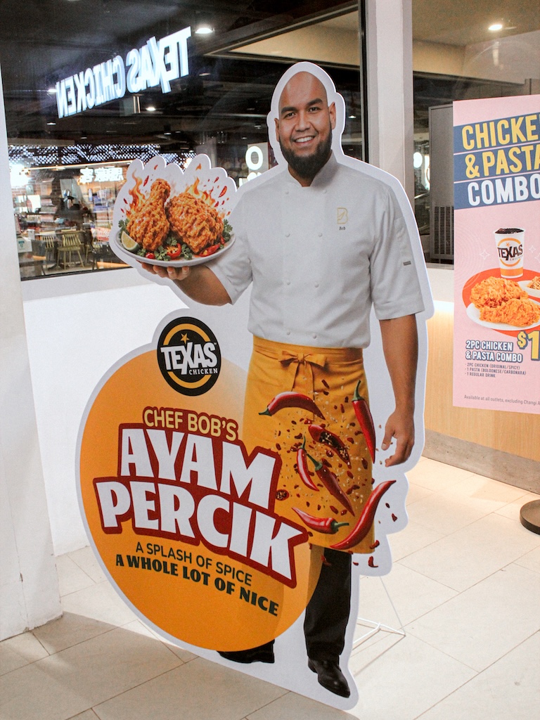 Photo: Angeline Ang/HungryGoWhere texas chicken chef bob ayam percik