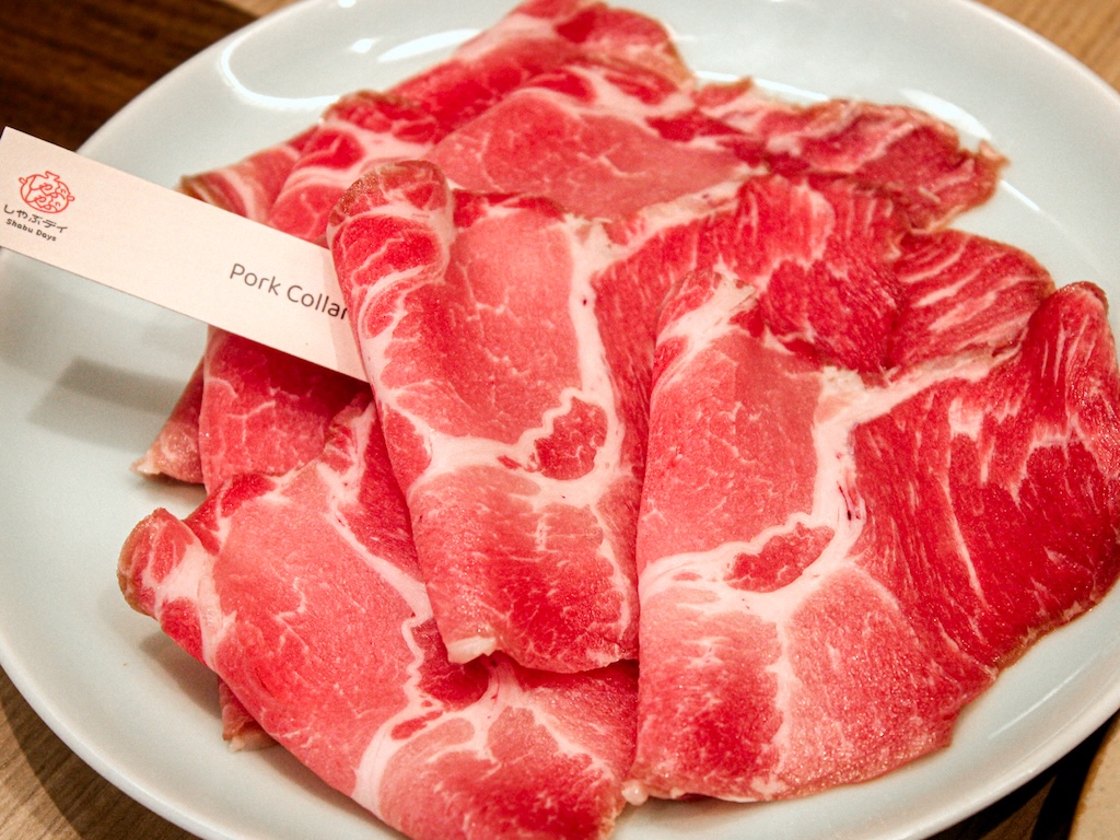 Pork collar. Photo: Angeline Ang/HungryGoWhere shabu days bukit panjang