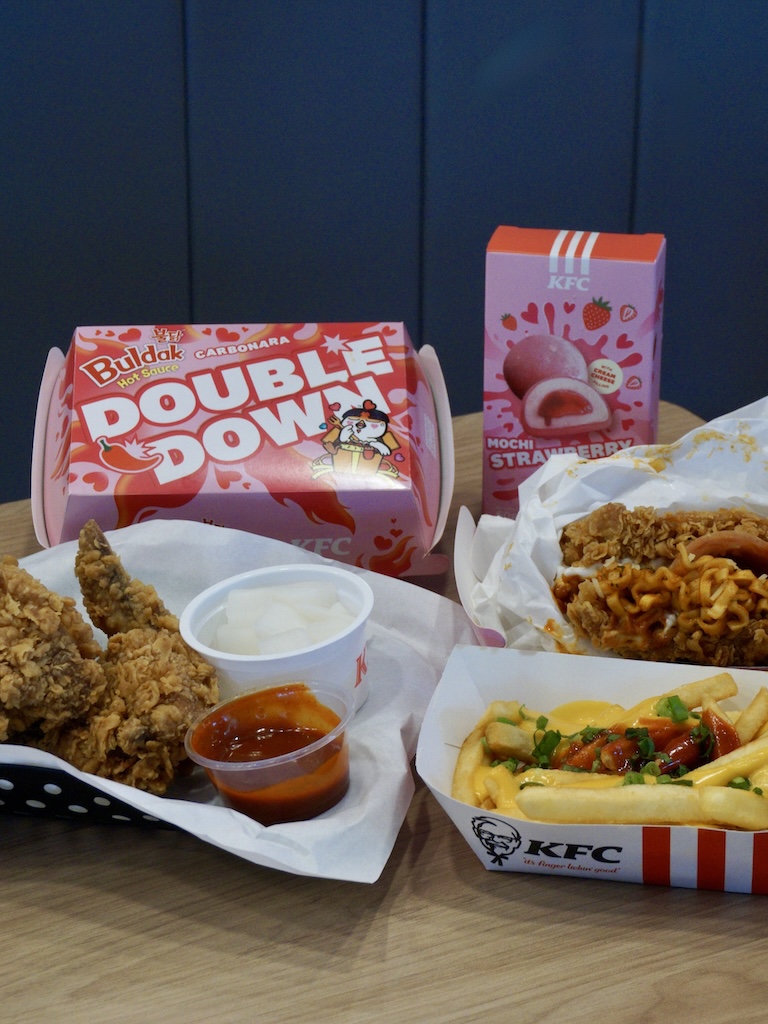 KFC buldak carbonara