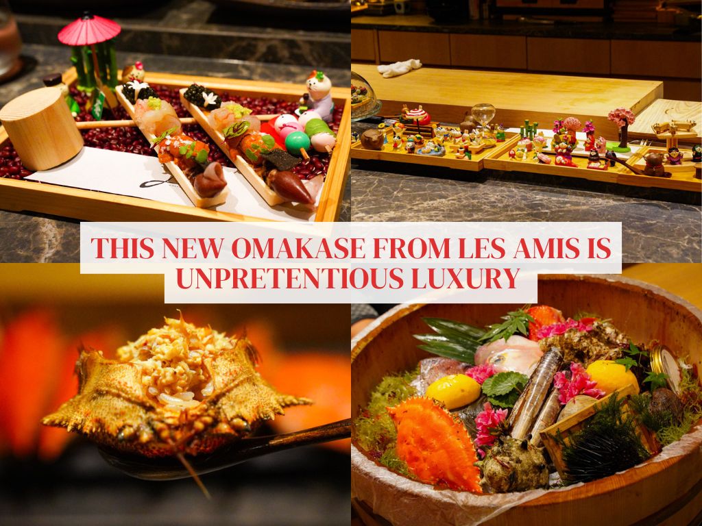 Les Amis Group’s new Jiin Omakase serves up quirky modern luxury with Japanese lobster hotpot & more