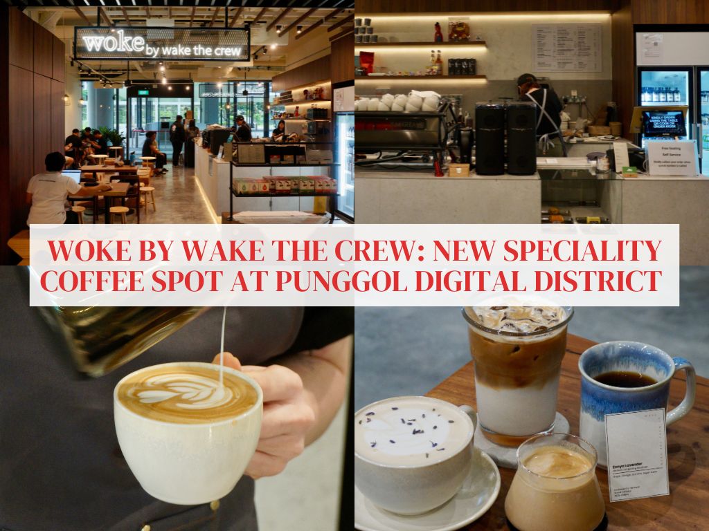 Woke by Wake The Crew: New cafe with speciality coffee at Punggol Digital District