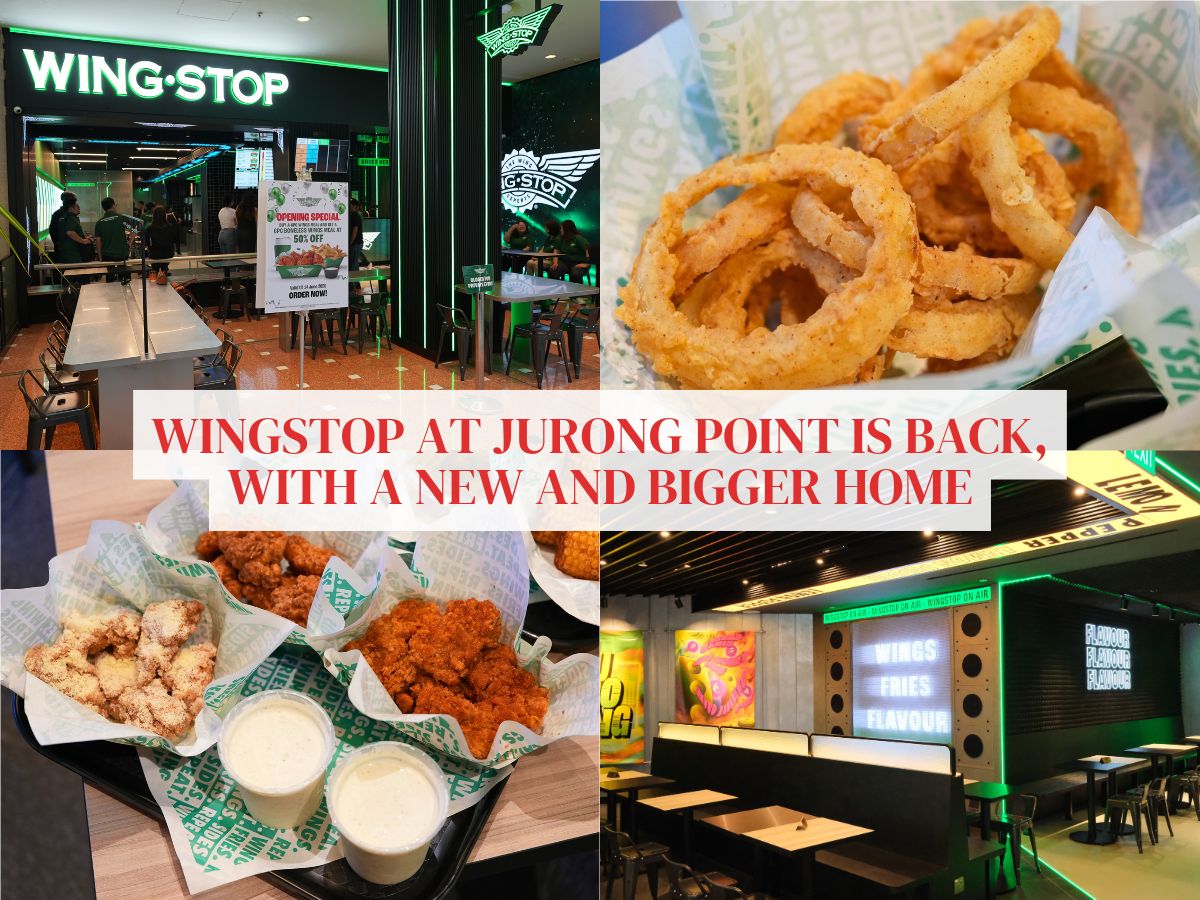 Wingstop now has a bigger new home at Jurong Point, with opening deals and freebies