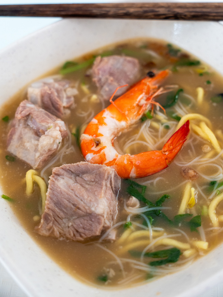 ork ribs prawn noodles at Prawn & Mee in 216 Bedok Food Centre & Market. Photo: Ewan Lim/HungryGoWhere 216 Bedok Food Centre and Market