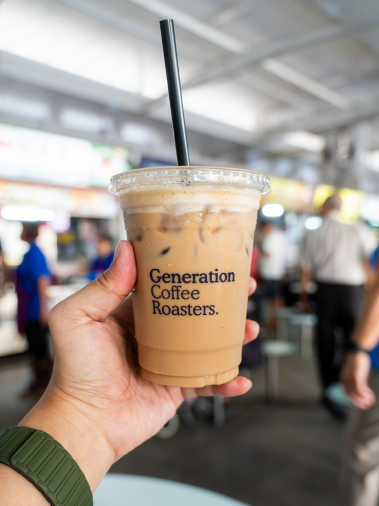 Caption: Generation Coffee has an outpost in 216 Bedok Food Centre & Market. Photo: Ewan Lim/HungryGoWhere 216 Bedok Food Centre and Market