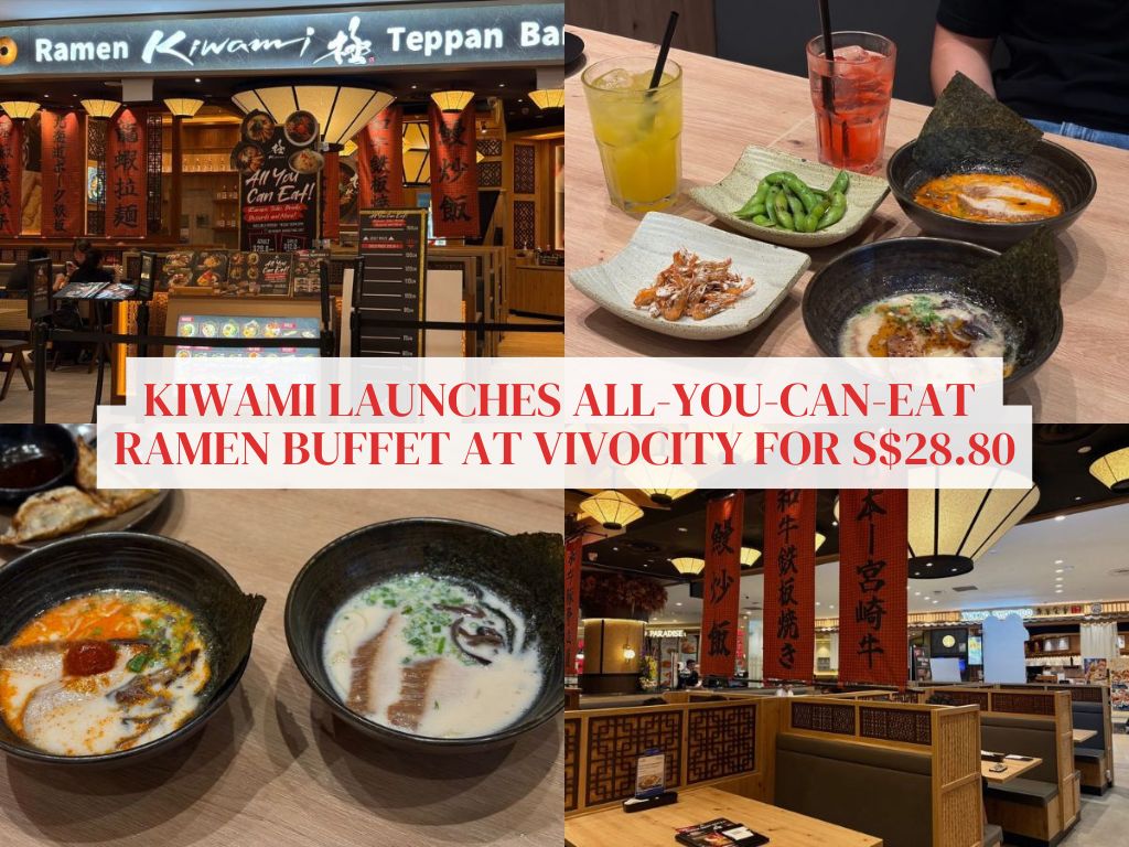 Kiwami launches all-you-can-eat ramen buffet at VivoCity for S$28.80