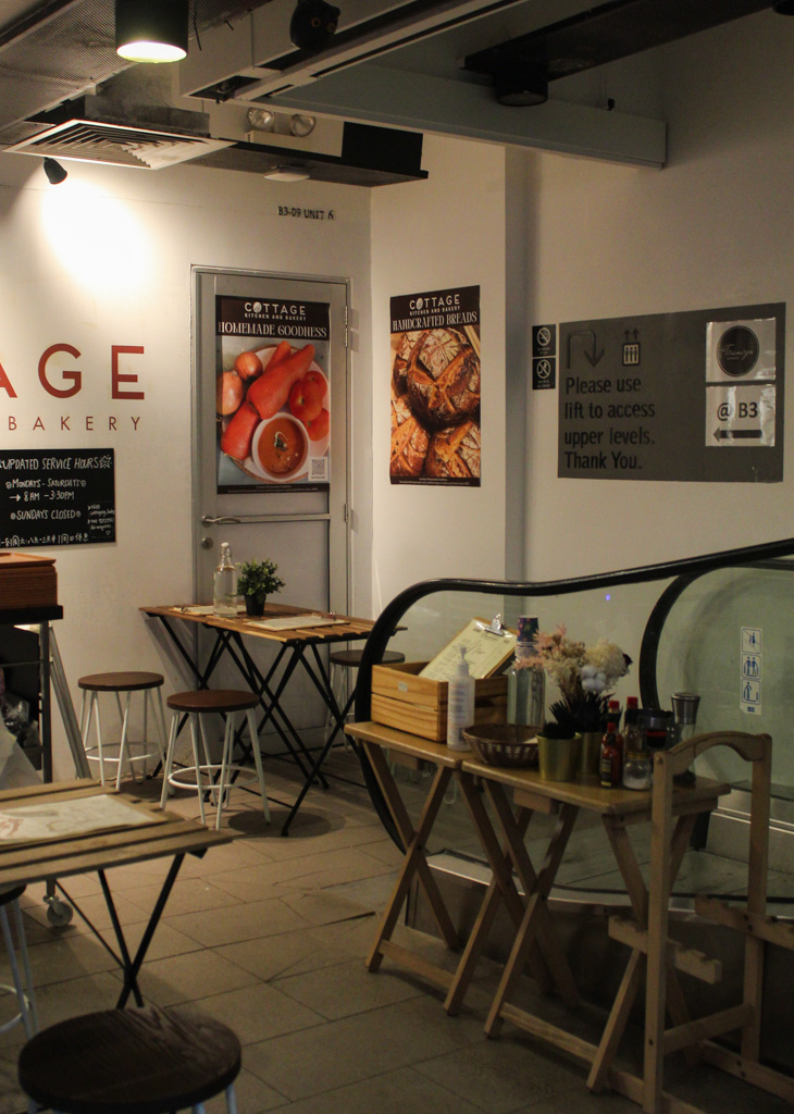 You’ll see it, as soon as you’re on the travelator. Photo: Angeline Ang/HungryGoWhere cottage kitchen and bakery upper thomson
