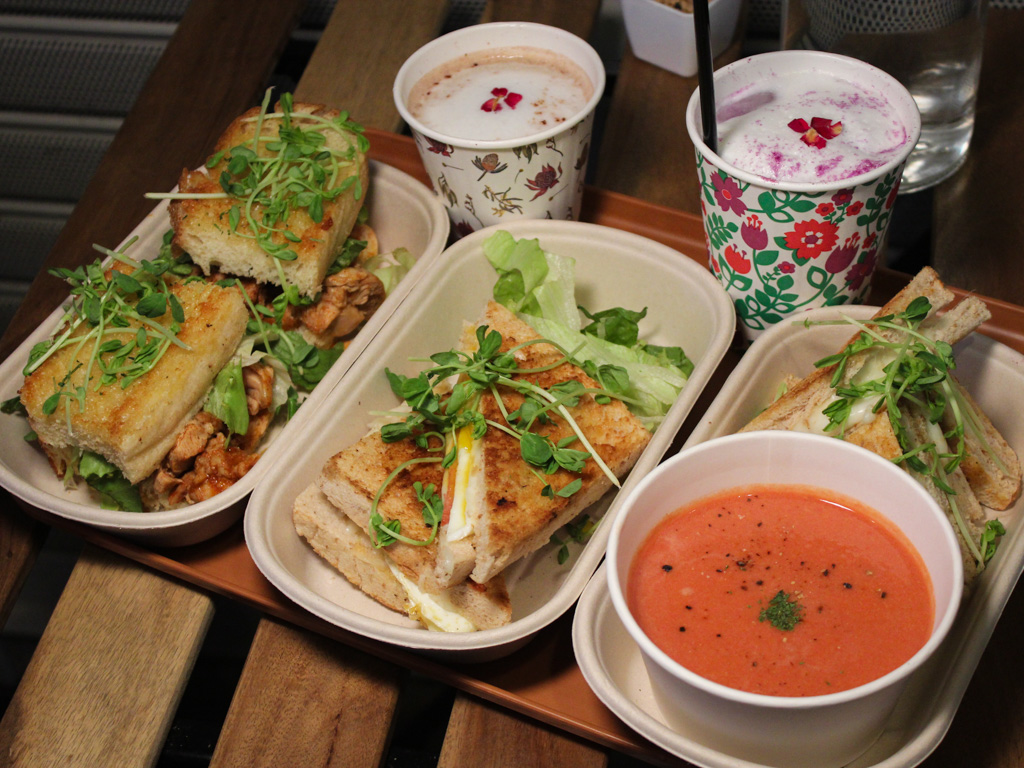 A pretty, home-cooked-looking spread. Photo: Angeline Ang/HungryGoWhere cottage kitchen and bakery upper thomson