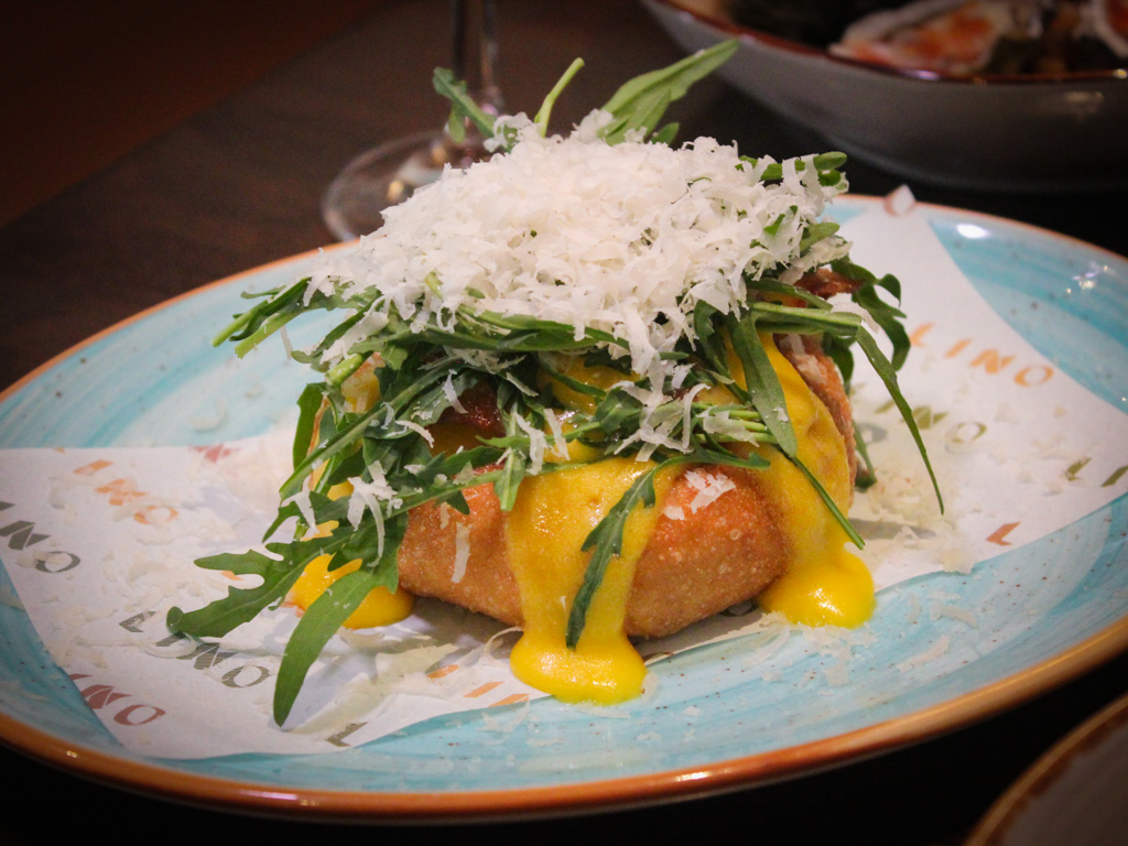 Lino’s egg Benedict. Photo: Angeline Ang/HungryGoWhere Lino Restaurant Binjai Park Brunch