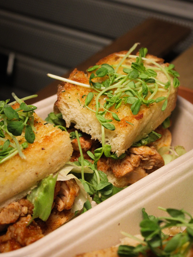A look at the focaccia sandwich. Photo: Angeline Ang/HungryGoWhere cottage kitchen and bakery upper thomson