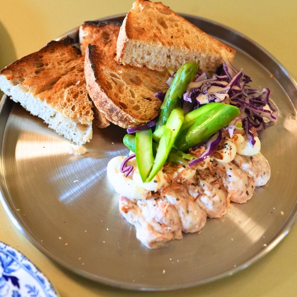 Skip the usual avocado toast and opt for the duck rillette one instead. Photo: Shannon Yap/HungryGoWhere