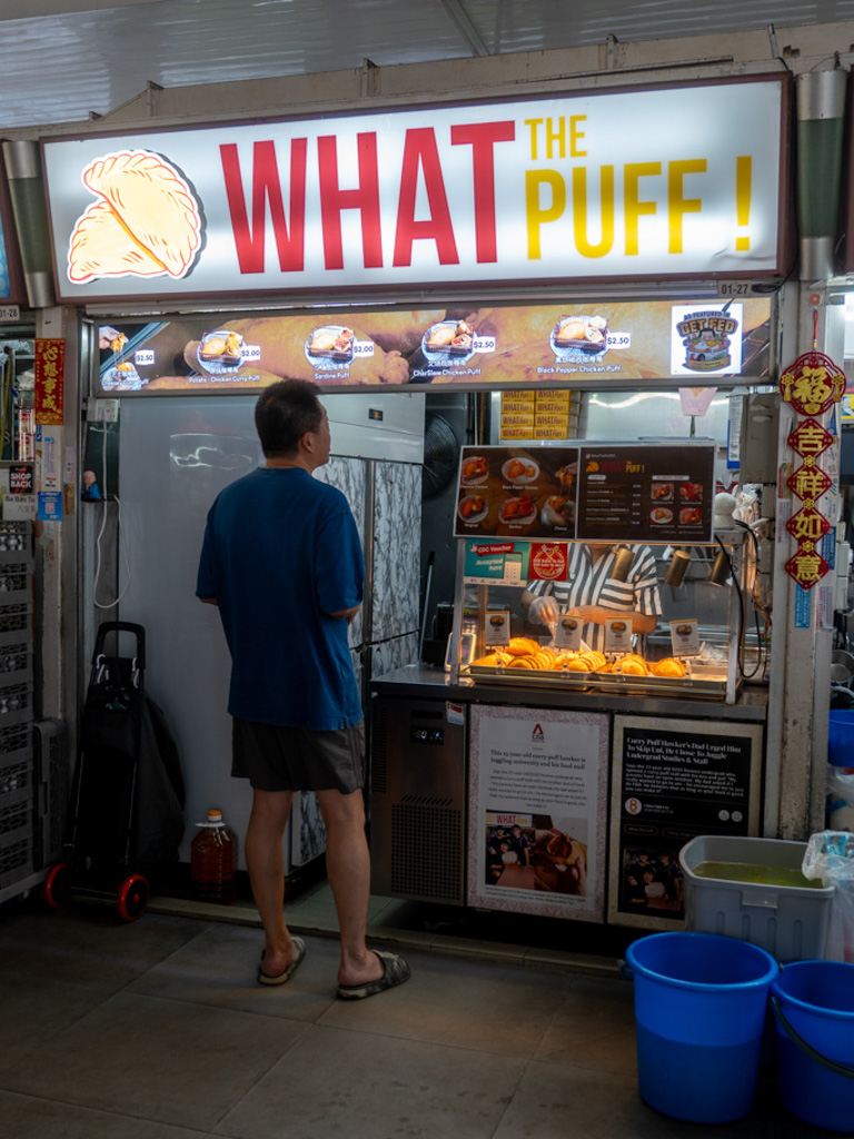 What The Puff! has an outpost in 216 Bedok Food Centre & Market. Photo: Ewan Lim/HungryGoWhere 216 Bedok Food Centre and Market