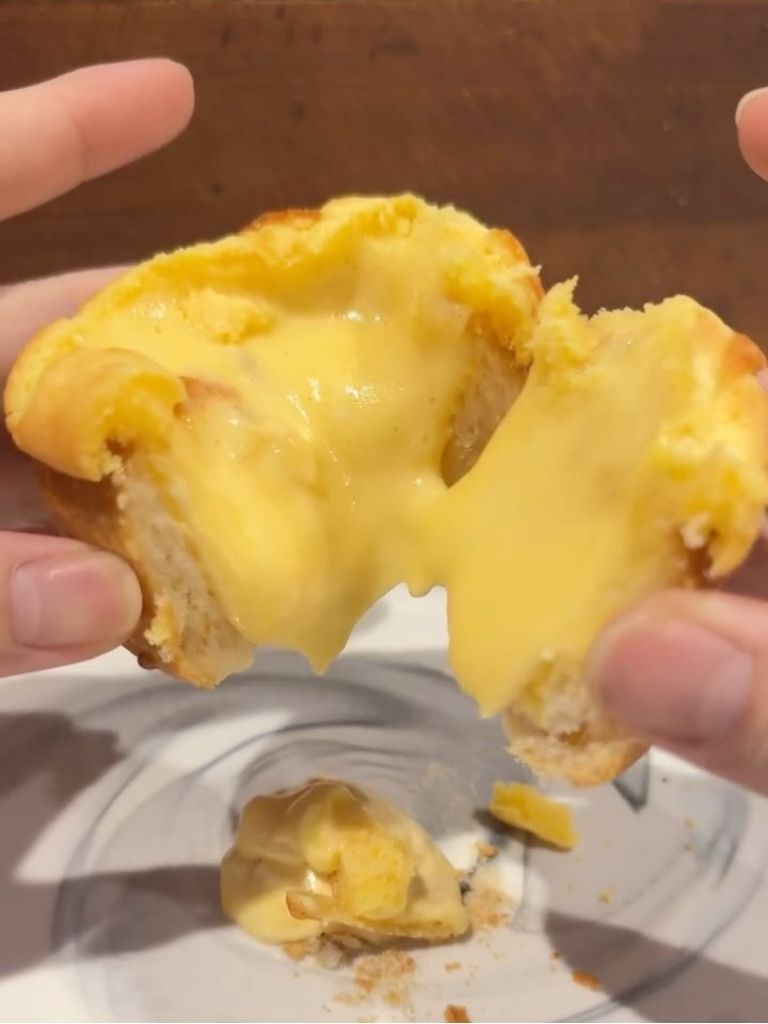 The lava baguettes here are known for its oozing, gooey interior. Photo: Mr Baguette/Instagram golden mile food centre