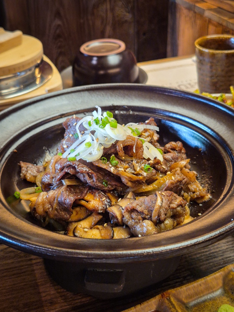 Soy garlic beef bulgogi. Photo: Sarah Chua/HungryGoWhere Whuchu Korean Dining