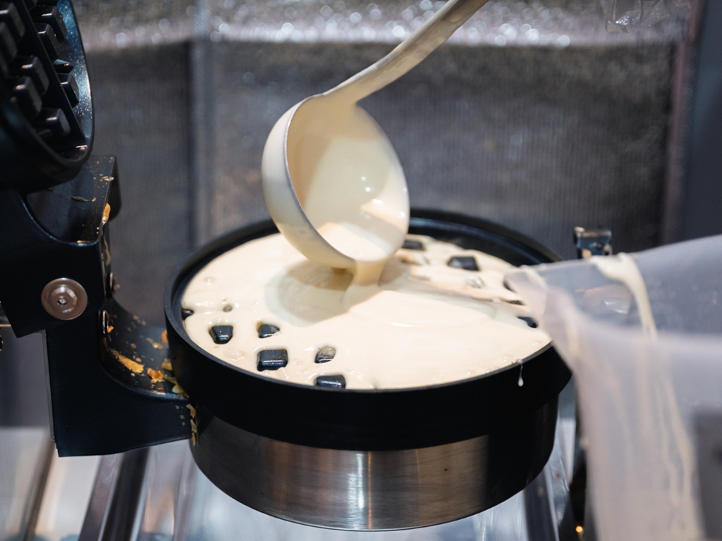 Getting the waffle batter right took months of experimentation. Photo: Abdul Rahim Anwar/HungryGoWhere villa creamery