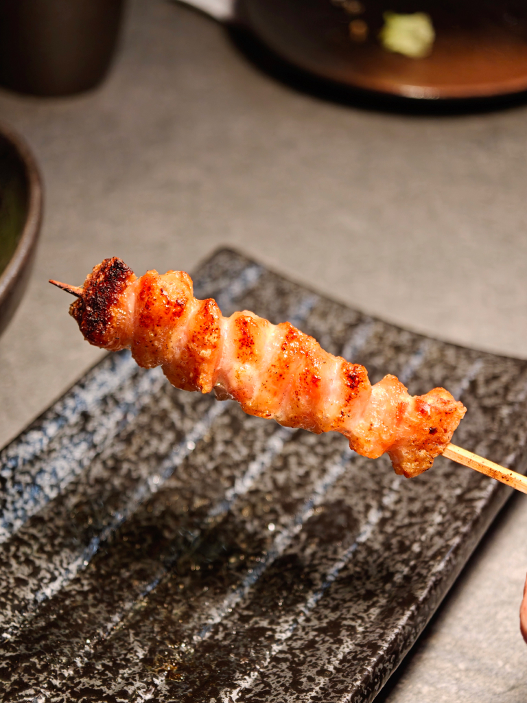 Bonjiri (tail) skewer. Photo: Zawani Abdul Ghani/HungryGoWhere satori amoy street