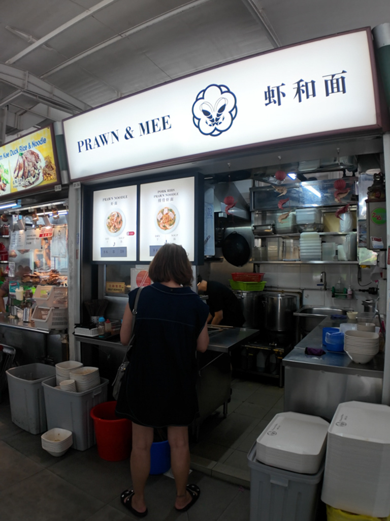 Prawn & Mee at 216 Bedok Food Centre & Market is managed by two young chaps with excellent culinary pedigree. Photo: Ewan Lim/HungryGoWhere 216 Bedok Food Centre and Market