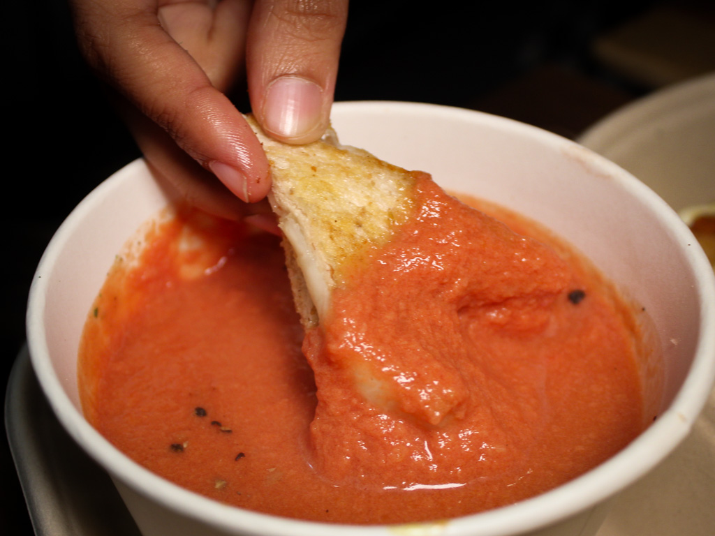 Tomato soup of the day. Photo: Angeline Ang/HungryGoWhere cottage kitchen and bakery upper thomson