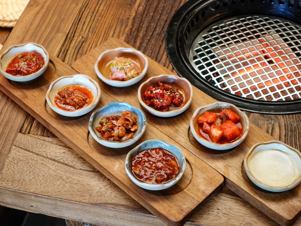 There’s a lot of salted, fermented seafood that comes with your set — we’d bet you haven’t tried a good number of them before. Photo: Sarah Chua/HungryGoWhere Whuchu Korean Dining