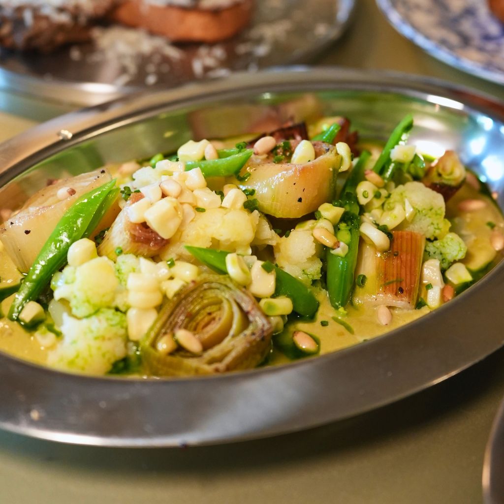 This plate of greens was a surprising hit at our table. Photo: Shannon Yap/HungryGoWhere
