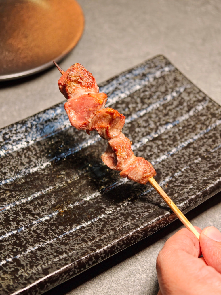Sunagimo (gizzard) skewer. Photo: Zawani Abdul Ghani/HungryGoWhere satori amoy street