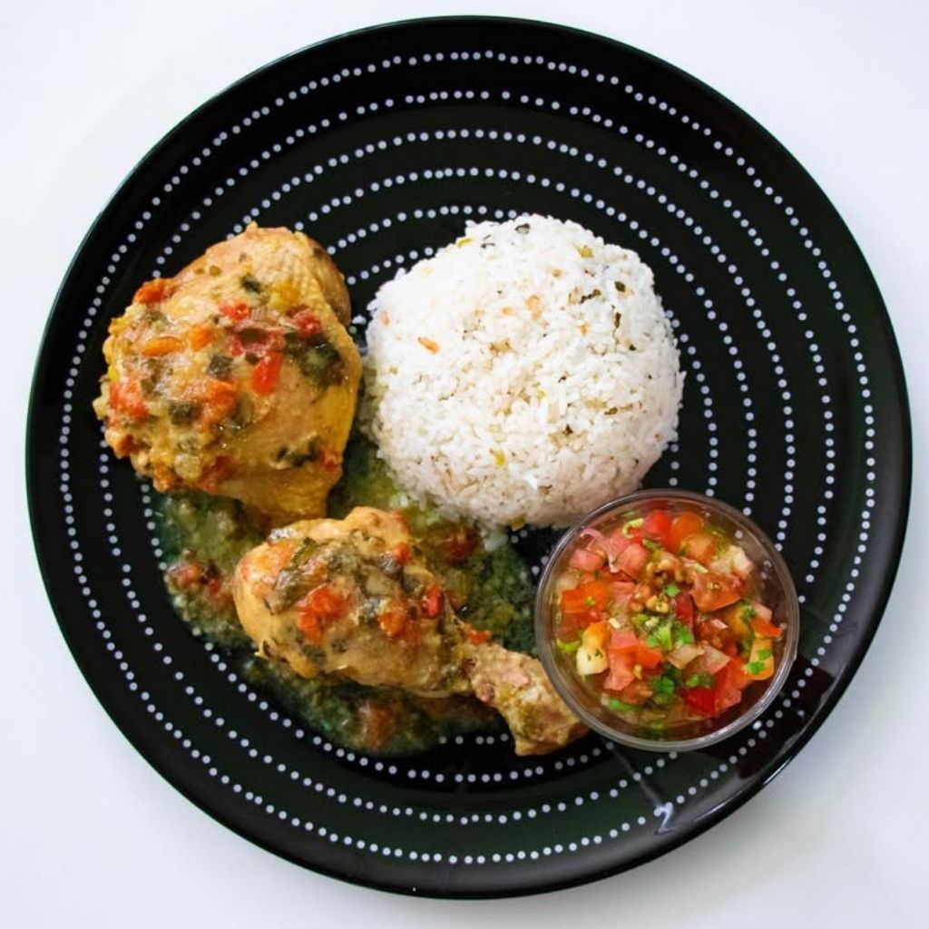 The Colombian chicken from Tee Kitchen. Photo: Tee Kitchen/Facebook golden mile food centre