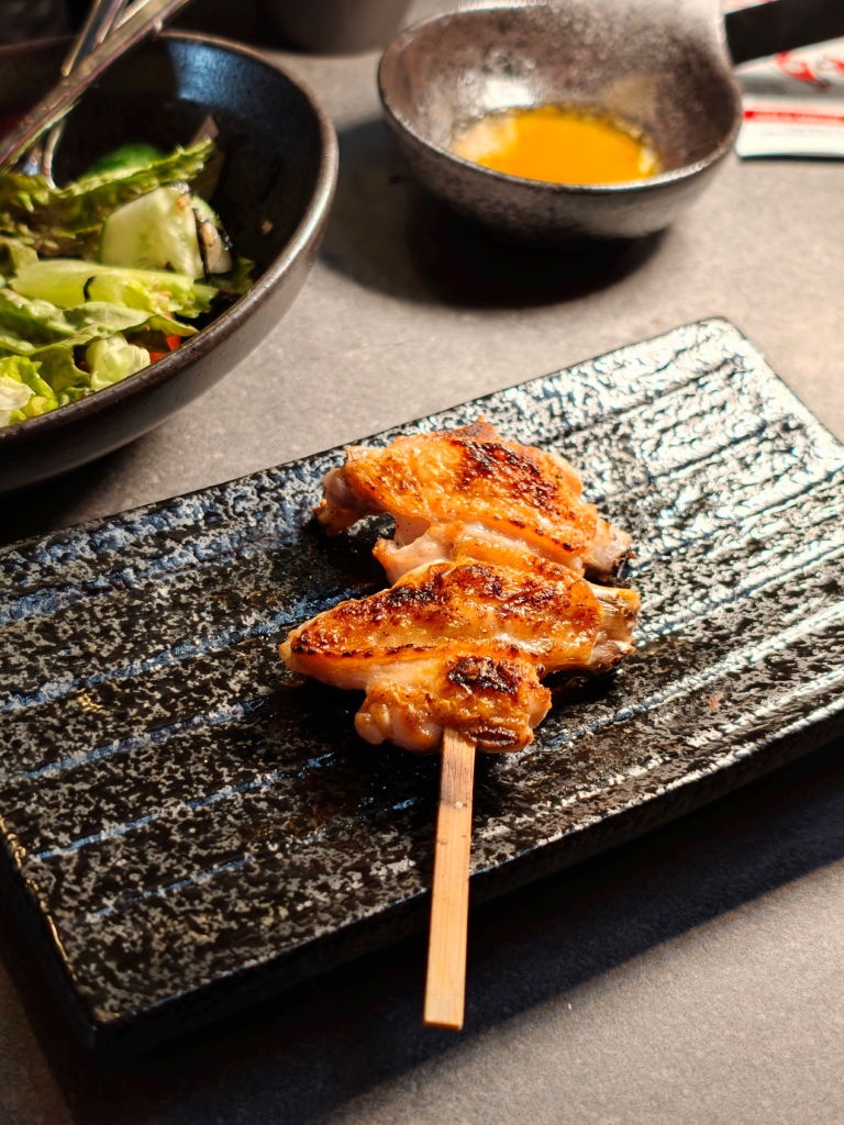 Tebasaki (mid-wing) skewer. Photo: Zawani Abdul Ghani/HungryGoWhere satori amoy street