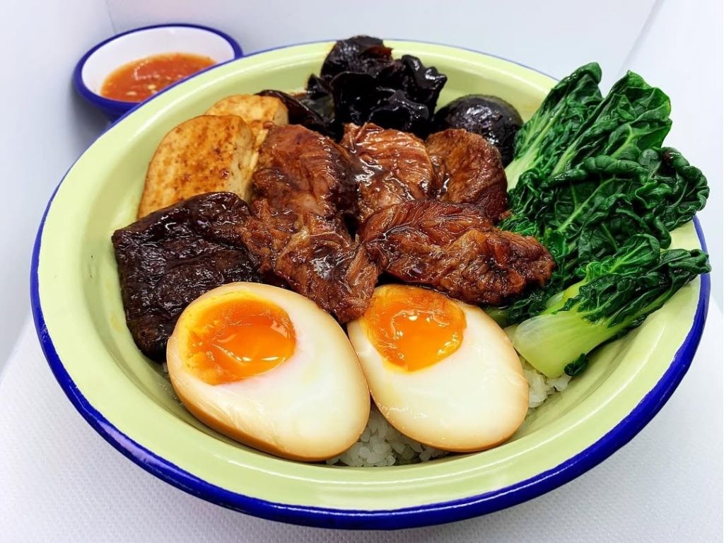 One of Braise’s most compelling points is its leaner meat options as traditional braised pork rice uses pork belly which may not be everyone's cup of tea. Photo: Braise/Instagram golden mile food centre