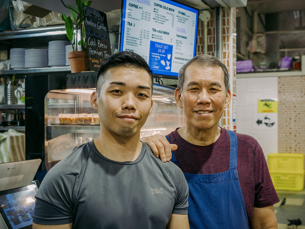 From left to right: Norris and Teck Thang enjoy their new partnership. Photo: Ravin Thiruchelvam/HungryGoWhere the daily sip