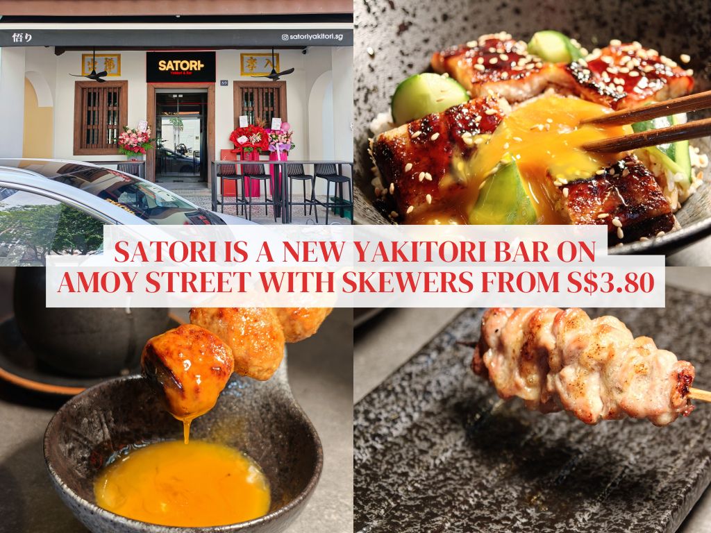 Meet Satori, the new yakitori bar from the folks behind Sapoto serving skewers from S$3.80