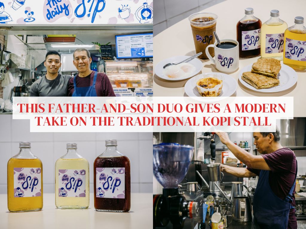The Daily Sip: A father-and-son duo reimagines the kopi stall with cold brews and cheesecakes