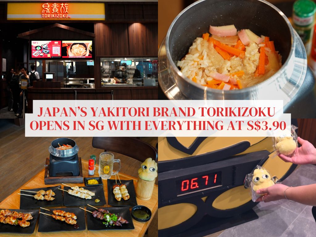 Japan’s Torikizoku opens in Singapore with almost everything at S$3.90. You can also win a cute plushie or a free meal!