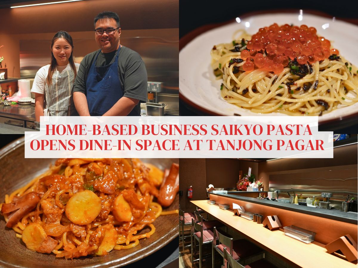 A sneak peek at home-based Saikyo Pasta’s dine-in space at Tanjong Pagar, with Japanese-Italian dishes under S$23