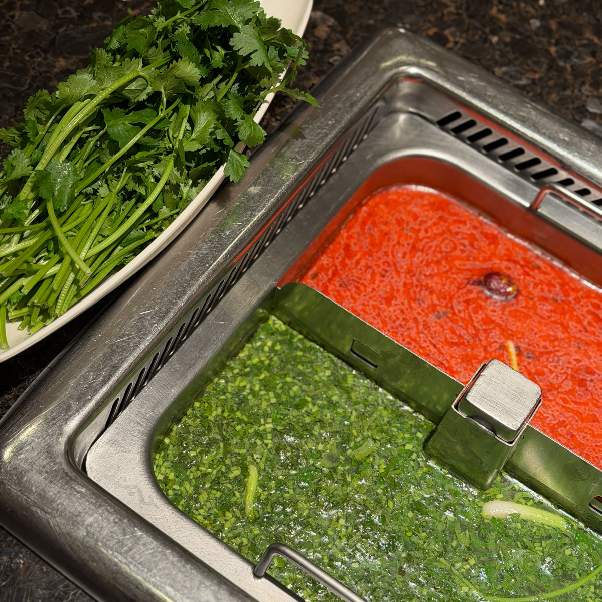 haidilao singapore coriander
