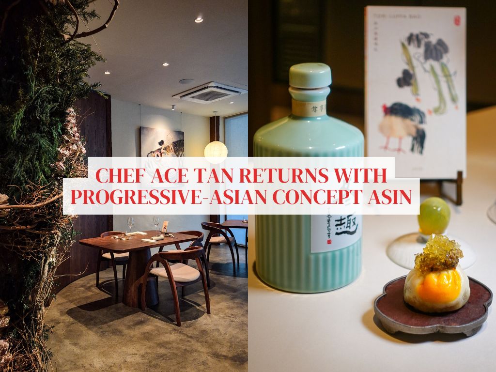 Chef Ace Tan returns with progressive-Asian concept Asin at Carpenter Street