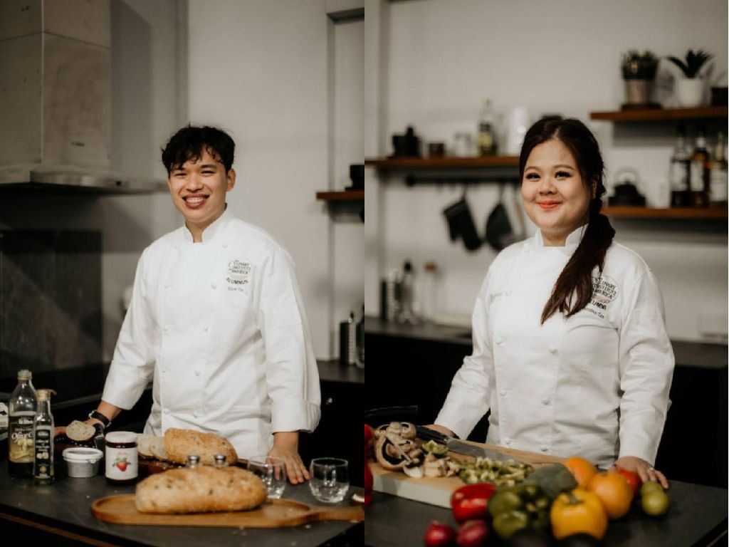 From left: Alson and Bettina, who run the kitchen at The Foundry Table. Photo: The Foundry Table Foundry Table Bencoolen