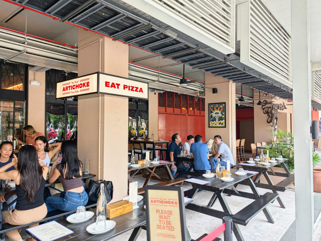 Photo: Zawani Abdul Ghani/HungryGoWhere artichoke pizza parlor refreshed menu