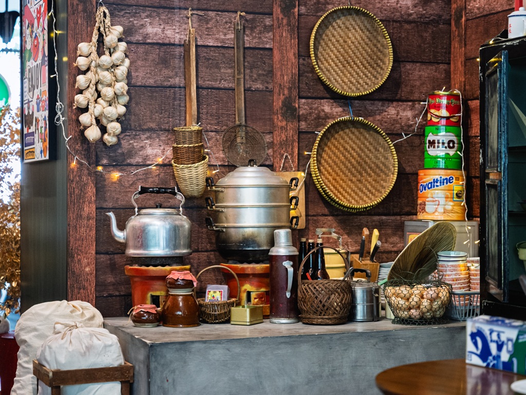 Display corner for Jack’s props. Photo: Abdul Rahim Anwar/HungryGoWhere home by enjoy