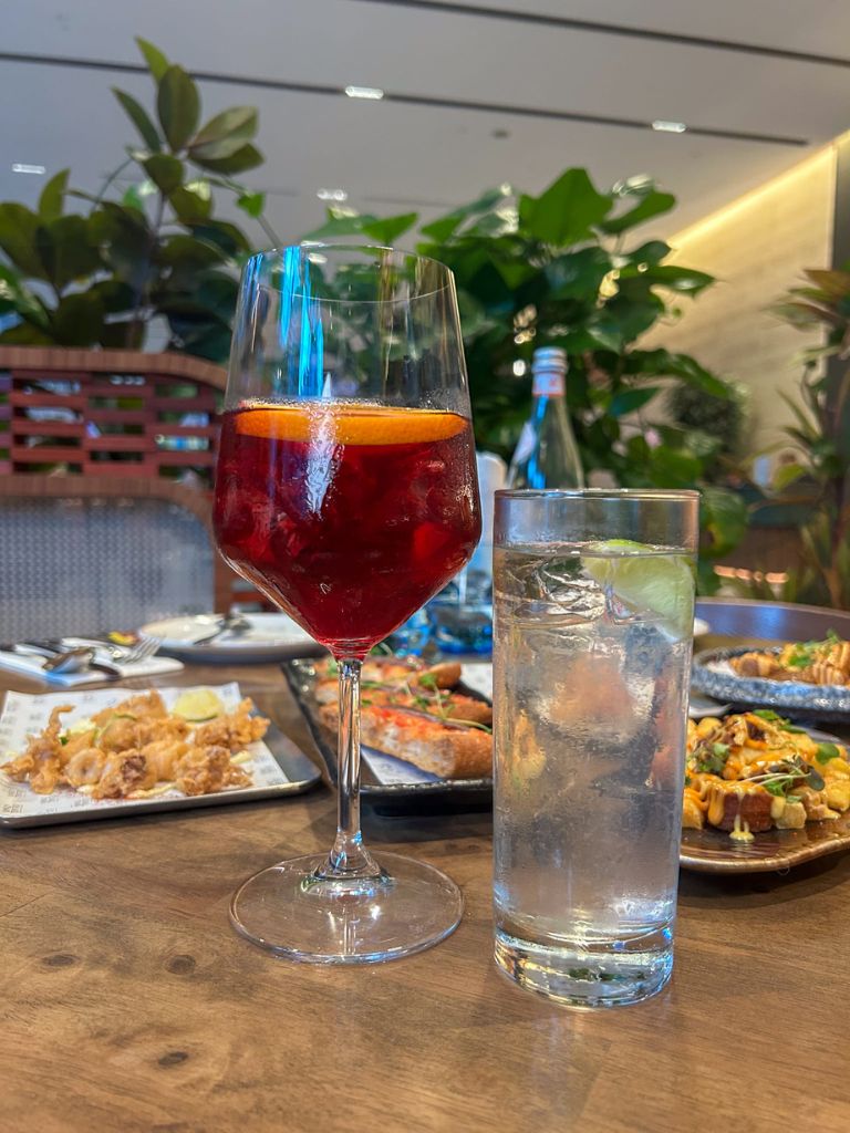 vino tinto tapas & drinks promotion