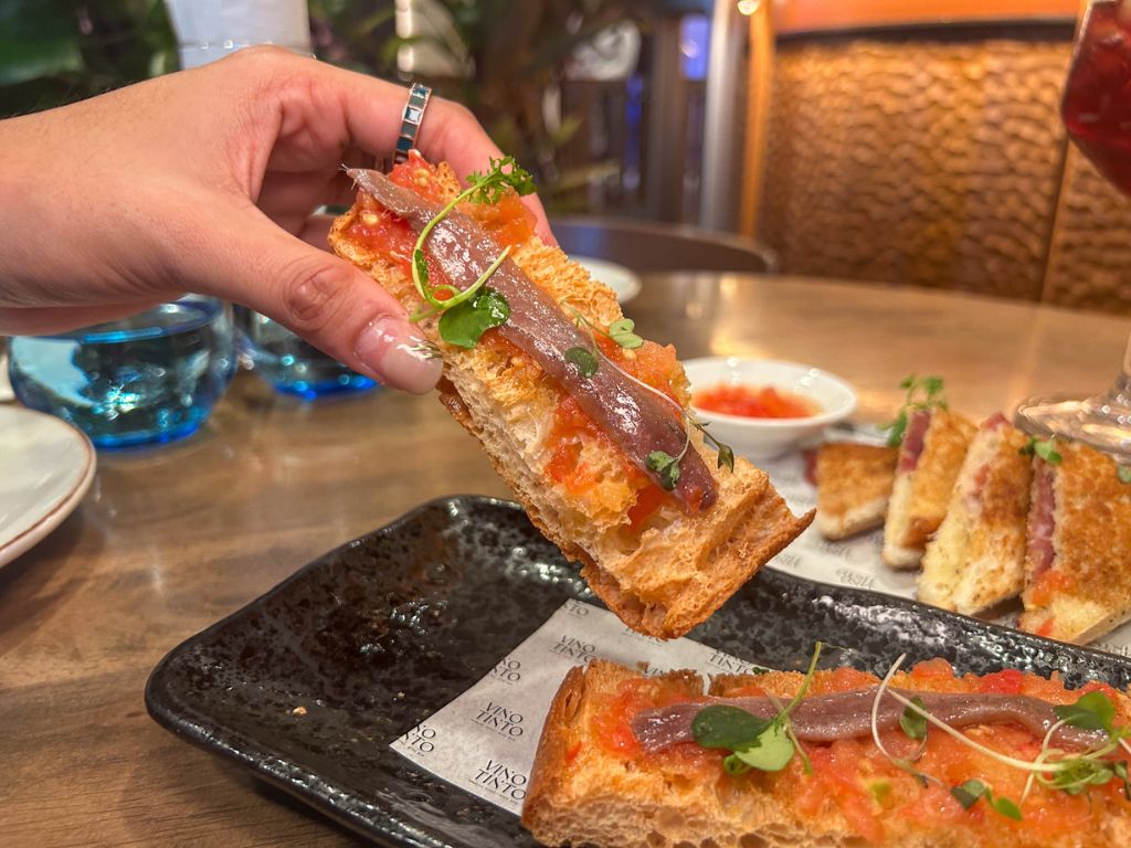 vino tinto tapas & drinks promotion