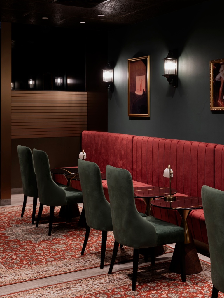 A vibey space lies behind the curtains. Photo: The Foundry Table. Foundry Table Bencoolen
