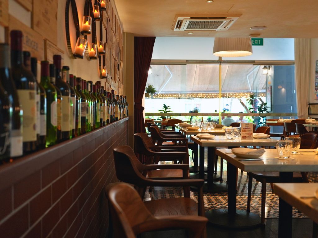 There's also cosy indoor seating for those looking to escape the Little Red Dot's heat and humidity. Photo: Shannon Yap/HungryGoWhere casa latteria singapore