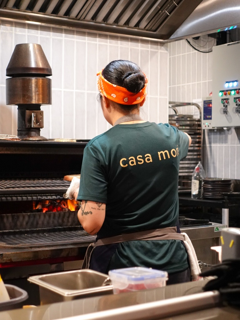 Casa Mori has an open-concept kitchen you can peer into, if you love watching your food being prepared. Photo: Sarah Chua/HungryGoWhere Casa Mori Singapore