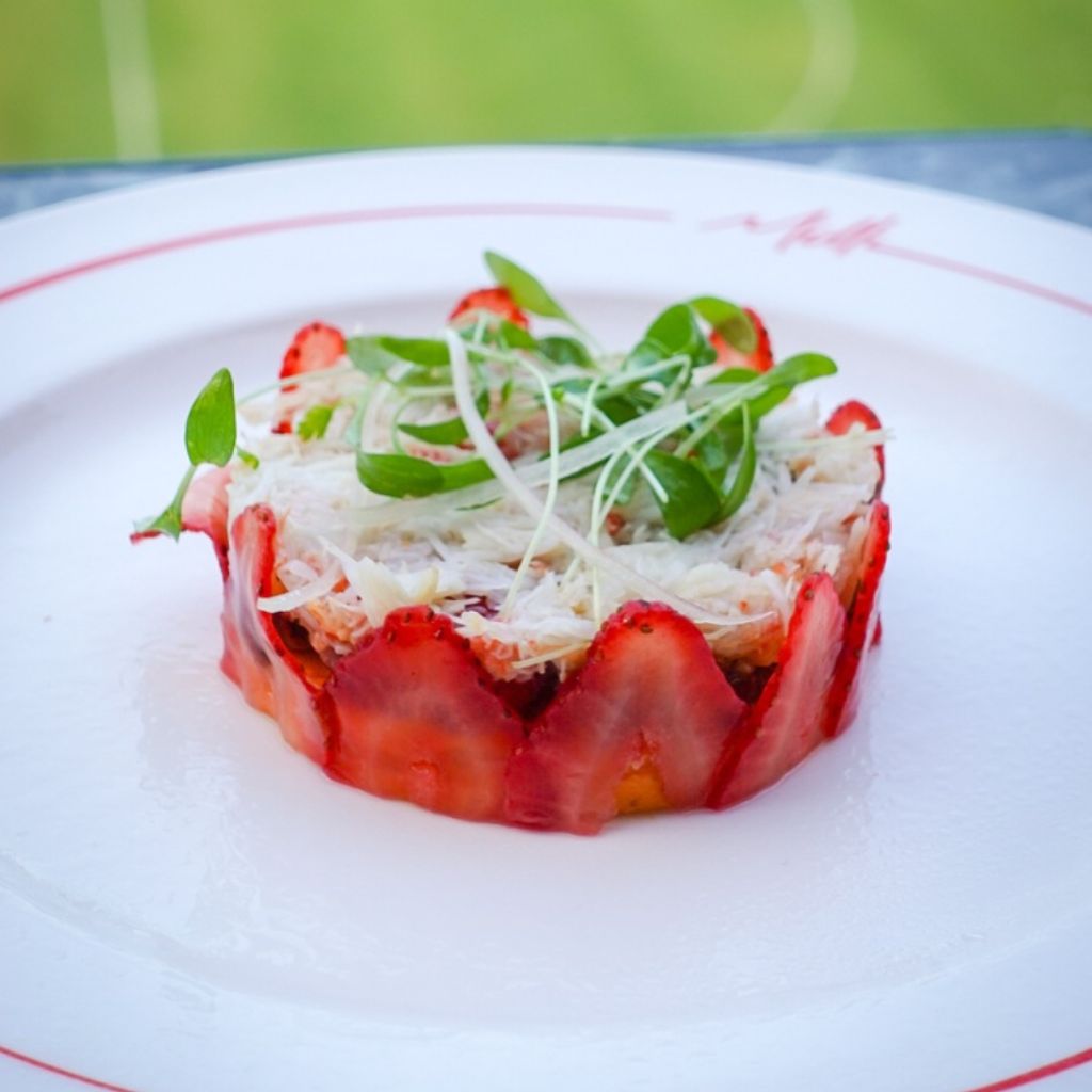 The Chilli Crab Ice Cream by chef Han. Photo: Sarah Chua/HungryGoWhere new june openings